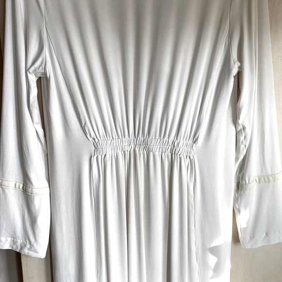 ELAINE KIM Rainsi Jersey Jacket in White. Sz: M - Picture 6 of 9